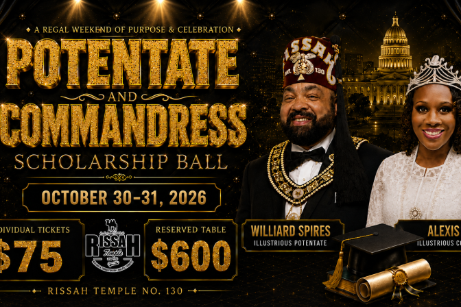 Rissah Temple and Rissah Court Scholarship and Commandress Ball